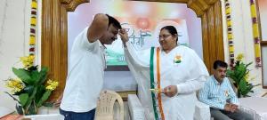 नवनिर्वाचित नगर पालिका अध्यक्ष भ्राता नीरज महाराज जी